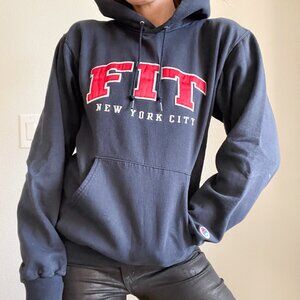 Rare Vintage FIT (Fashion Institute of Technology) NYC College Champion Hoodie